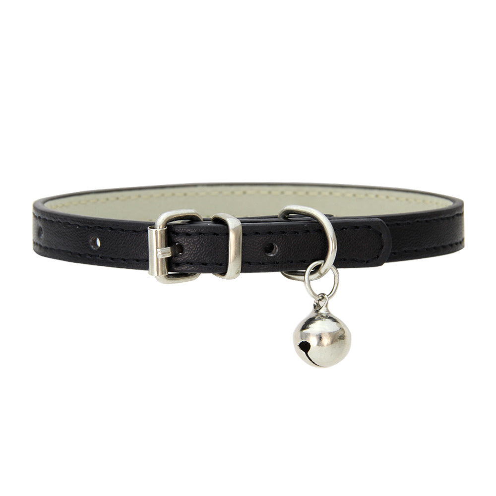 Soft Leather Dog Collar of Padded Best for Small Medium Large Breed