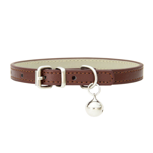 Soft Leather Dog Collar of Padded Best for Small Medium Large Breed